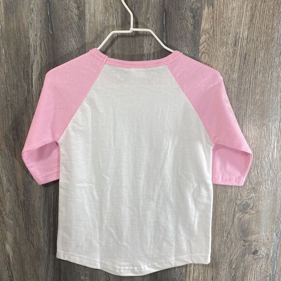 2T  Glitter Christmas Baseball Tee - Picture 7 of 7